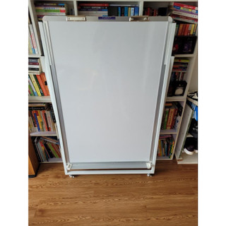 Bảng viết bút lông có chân xếp gọn F3 Greenlam KT 100x60cm (Bavico) - Không ô ly