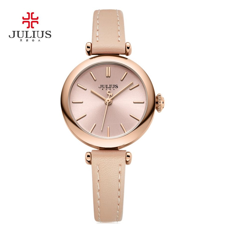 Đồng hồ nữ dây da Julius Ja-1018