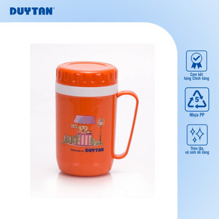 [Giao Màu Ngẫu Nhiên] Ca cách nhiệt 350ml DUY TÂN nhựa PP, nắp vặn kín, không rỉ nước