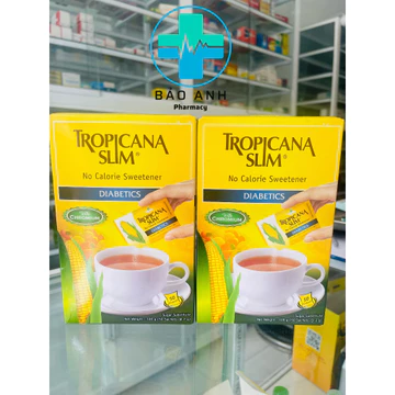 Đường bắp ăn kiêng không calo Tropicana Slim Diabetics Dành Cho Người Tiểu Đường, Ăn Kiêng Hộp 50 Gói