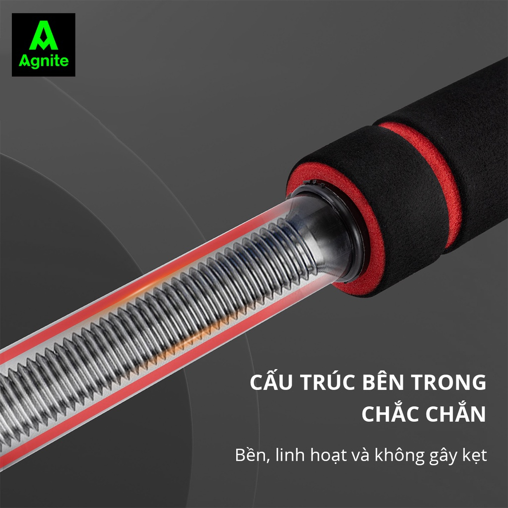[Loại cao cấp] Xà đơn mút dài gắn cửa chính hãng AGNITE, có thước thủy cân bằng, thiết kế thép chịu lực - ER092/ER093