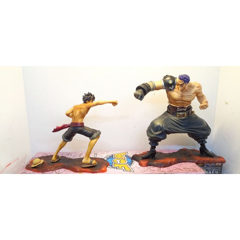 One Piece DXF MANHOOD-Zetto - MONKEY.D.LUFFY 2 Set di (japan import