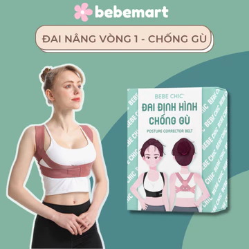 Đai Bảo Vệ Vòng 1, Hỗ Trợ Định Hình Lưng, Chống Gù Lưng, Đai Chống Gù Lưng BEBE CHIC