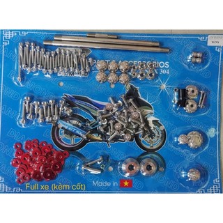 ỐC INOX GẮN FULL XE WINNER X SALAYA 304