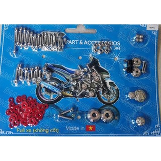 ỐC INOX GẮN FULL XE WINNER X SALAYA 304