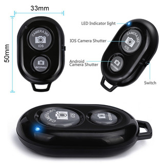 Remote chụp ảnh từ xa nút chụp hình bluetooth, quay video điều khiển cho điện thoại iphone, android Lướt Tiktok tiện lợi