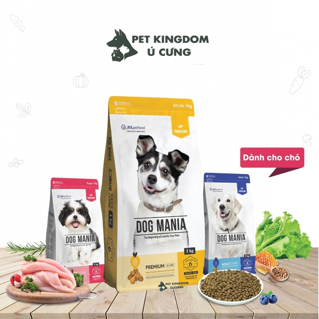 Thức Ăn Hạt Cho Chó Dog Mania Gói 500g, 1kg | Shopee Việt Nam
