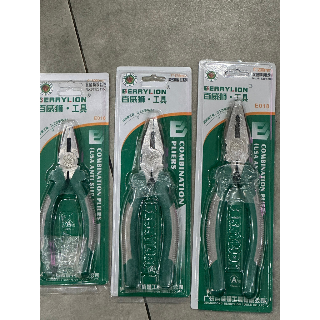 Kìm | Kềm điện Berrylion Sư Tử Xanh đủ size 5 inch, 6 inch, 7 inch, 8 inch