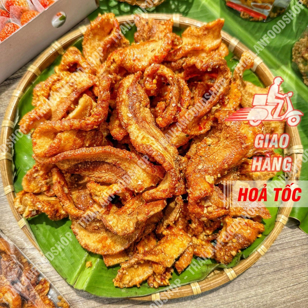 Ba Rọi Cháy Tỏi Ớt Lon 250Gram & Túi 1KG | Shopee Việt Nam