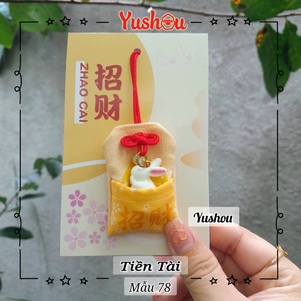 Túi Phước Yushou Tài Vận Mẫu 78 - Kiểu Omamori Nhật, Có sẵn, Quà tặng ý nghĩa.