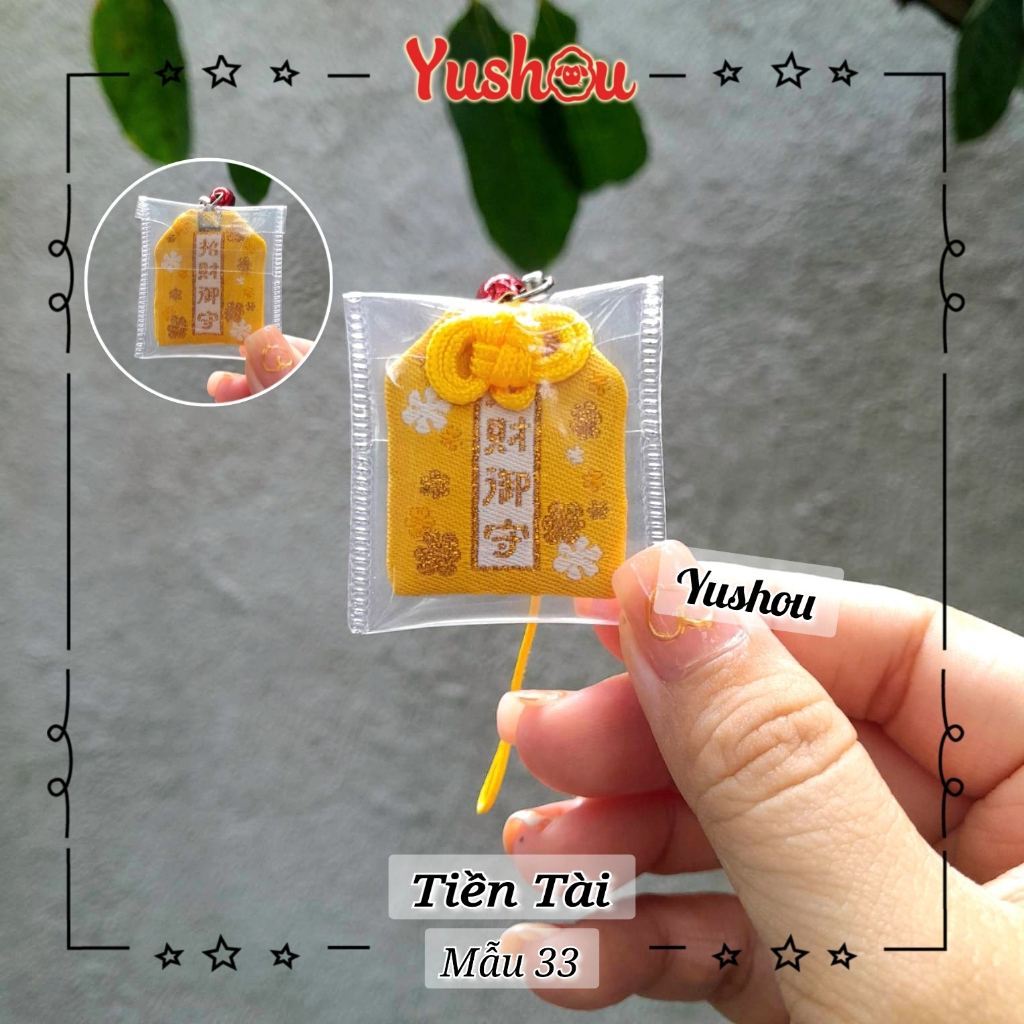 Túi Phước Yushou Tài Vận Mẫu 33 - Kiểu Omamori Nhật, Có sẵn, Quà tặng ý nghĩa.