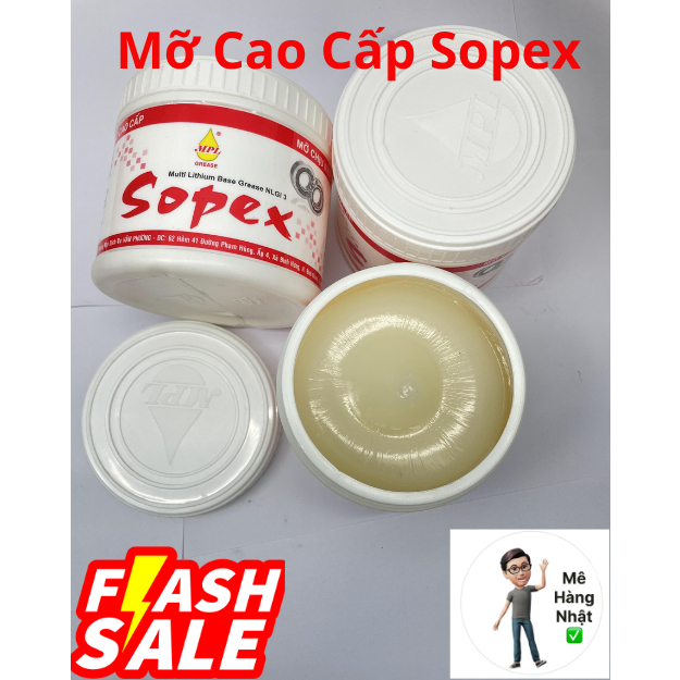 Mỡ TRẮNG chịu nhiệt cao cấp Sopex 0.5kg