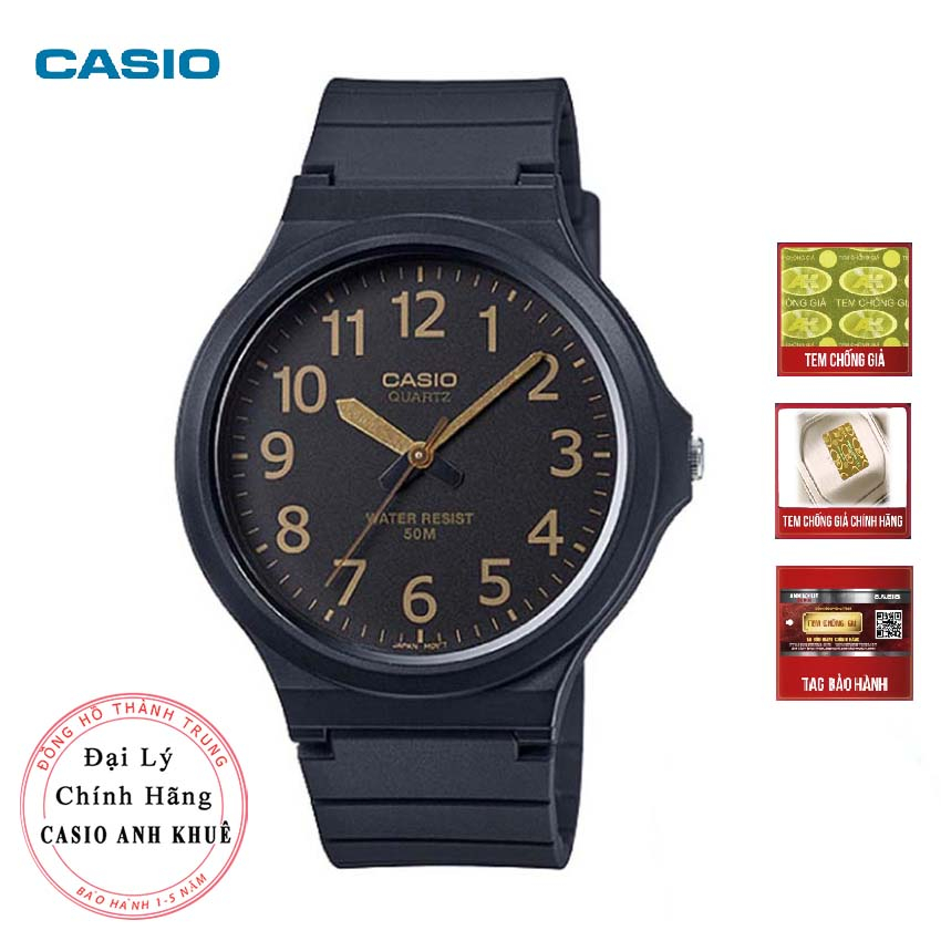 Casio Orologio Uomo Sportivo MW-240-1B2VDF – Impermeabile E Resistente In Resina