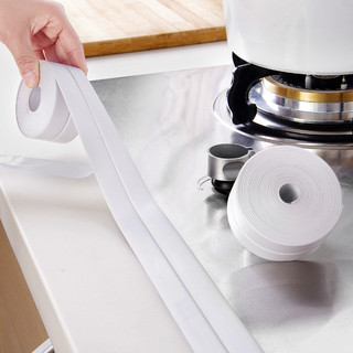 Cuộn 3,2m Băng Keo Dán Viền Bồn Rửa, Bếp Ga, Toilet (Khổ 3,5cm)-  Băng Dính Dán Viền Bồn Rửa Chén Chống Thấm Nước 33568