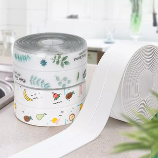 Cuộn 3,2m Băng Keo Dán Viền Bồn Rửa, Bếp Ga, Toilet (Khổ 3,5cm)-  Băng Dính Dán Viền Bồn Rửa Chén Chống Thấm Nước 33568