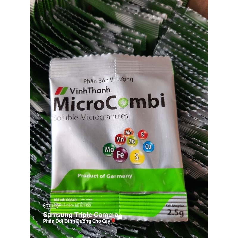 PHÂN BÓN TRUNG VI LƯỢNG MICROCOMBI(gói 2,5gram) | Shopee Việt Nam