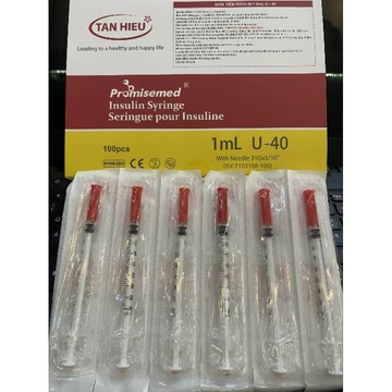 Bơm Tiêm Tiểu Đường - Bơm Tiêm Thẩm Mỹ MEDIPLAST/ DISPOSABLE 1ML U40 U100