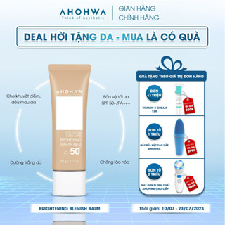 Kem nền che khuyết điểm Ahohwa Brightening Balmish Balm (50g)