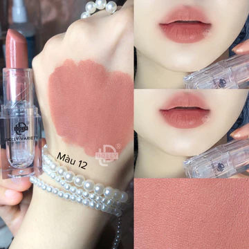 Son Thỏi, Lì, Lâu Trôi DOLLY Không Chì Chất Lượng < Màu Nâu Trà Sữa>