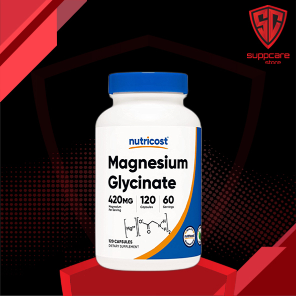 Magnesium Glycinate Nutricost Magnesium Glycinate 420MG [120 240