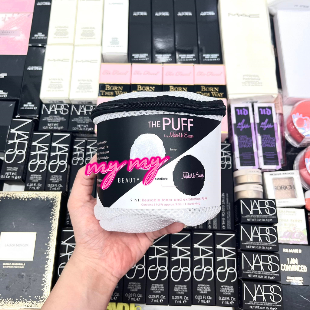 MakeUp Eraser Set 5 Khăn Tẩy Trang MakeUp Eraser The Puff Toner