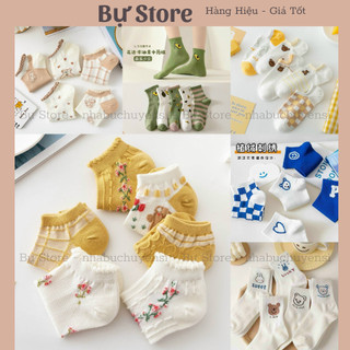 Tất labubu Các loại Set tất gấu kèm các loại tất unisex co giãn siêu xinh