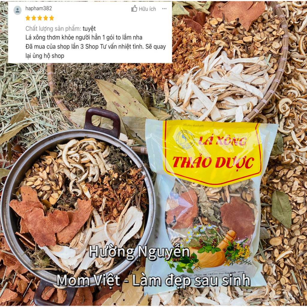 GÓI XÔNG SẢN PHỤ (GÓI LỚN 3 LẦN XÔNG TẮM)