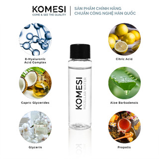 Tẩy Trang KOMESI MICELLAR WATER – Chai Dùng Thử 30ml