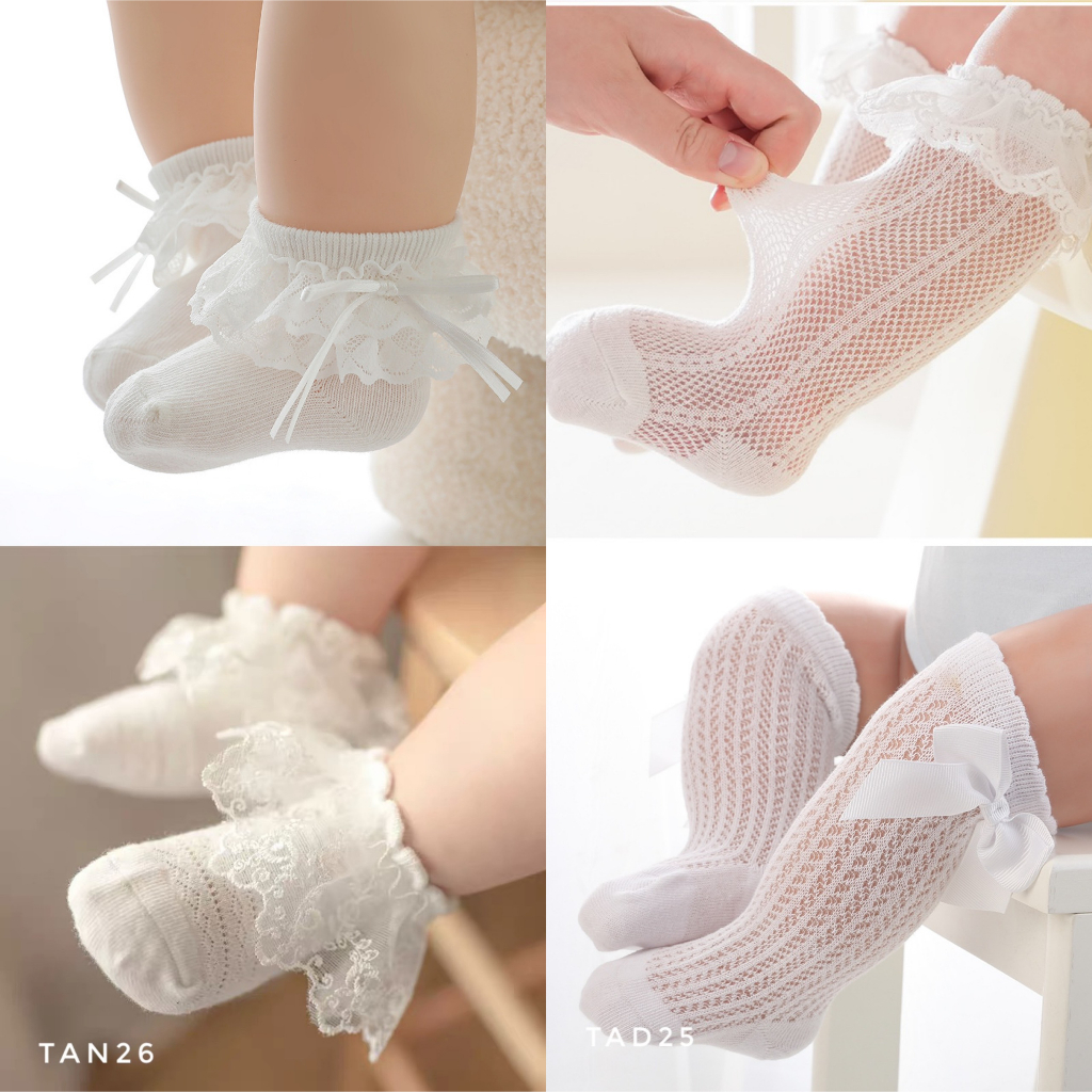 Quần Tất Lưới Trẻ Em – Tất Mỏng Phối Váy Xinh Xắn Cho Bé Gái, Bé Trai Sơ Sinh