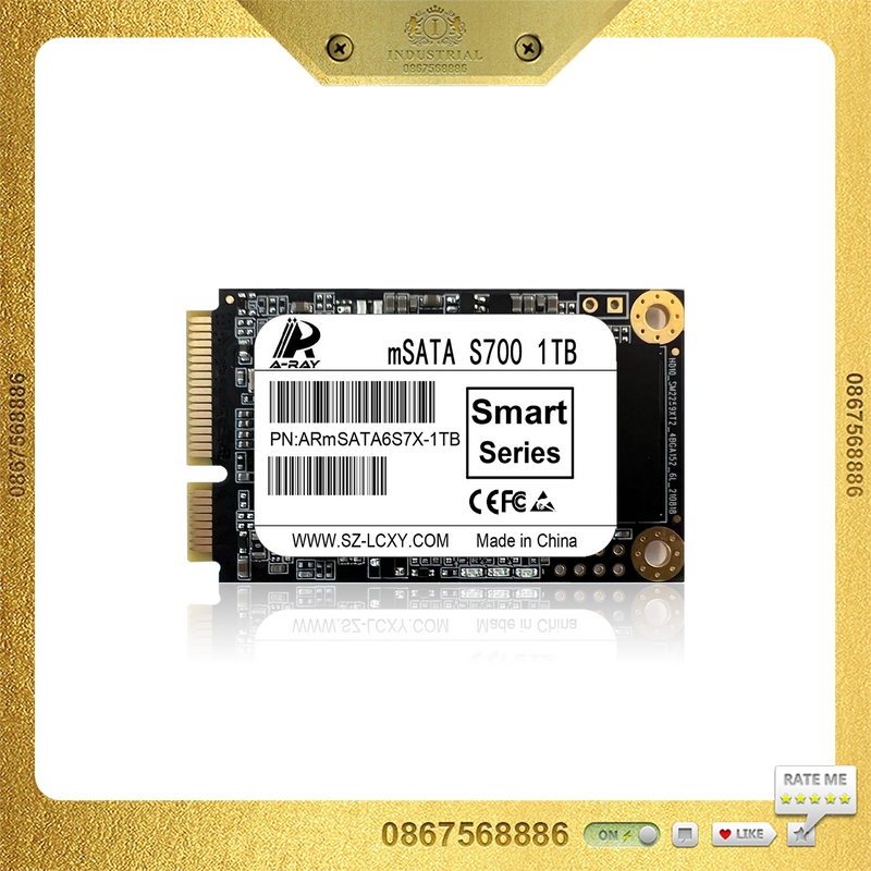 1TB SSD Ổ cứng chuẩn mSata 6GBps thương hiệu A-RAY dòng S700 Smart ...