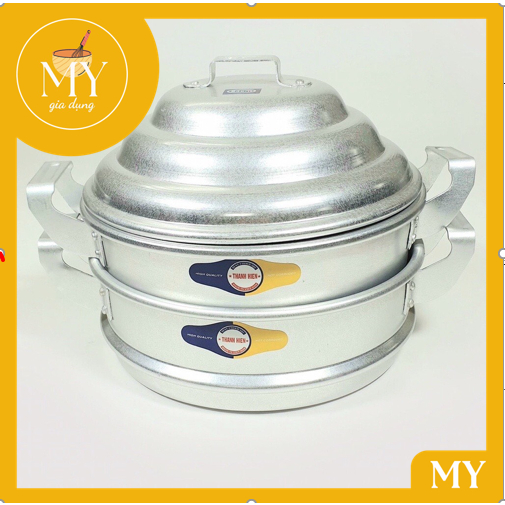 Xửng hấp Xôi -Nồi hấp nhôm Thanh Hiền - Kim Sang 22cm đên 46cm - không kèm vỉ - xửng Hấp bánh bao