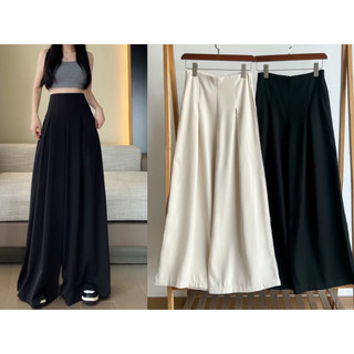 Quần ly sup ống rộng chất chéo thái - 247store - 019/p12k8