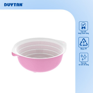 Bộ thau rổ 2T0 DUY TÂN nhựa PP, an toàn sức khỏe