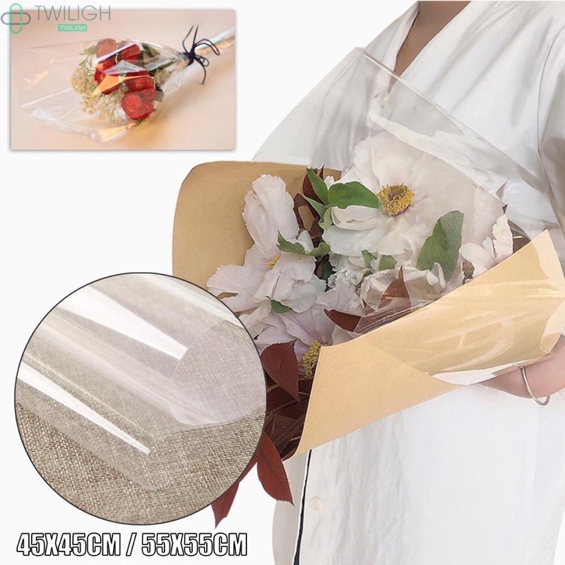 Lẻ 5 tờ giấy bóng kính gói hoa kt 55*55cm | Shopee Việt Nam
