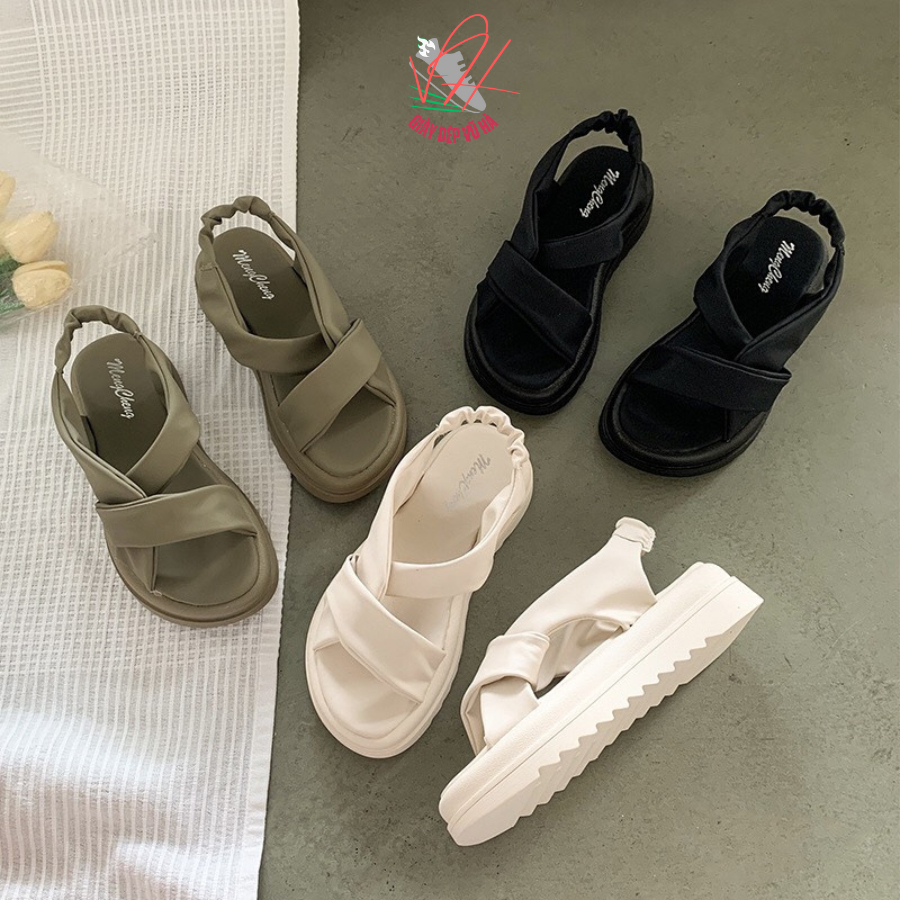Dép SANDAL nữ đế cao thời trang chất da siêu mềm đẹp mới nhất MSP0011 ...