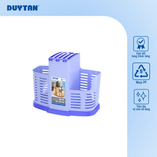 Bộ ống đũa-giắt dao DUY TÂN nhựa PP, đựng muỗng, đũa, dao kéo tiện lợi