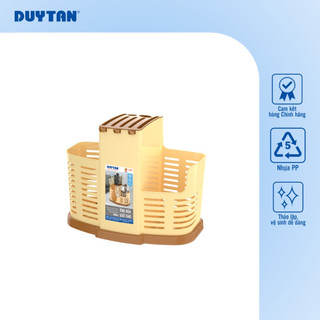 Bộ ống đũa-giắt dao DUY TÂN nhựa PP, đựng muỗng, đũa, dao kéo tiện lợi