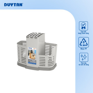 Bộ ống đũa-giắt dao DUY TÂN nhựa PP, đựng muỗng, đũa, dao kéo tiện lợi