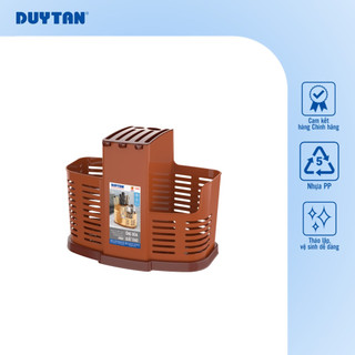 Bộ ống đũa-giắt dao DUY TÂN nhựa PP, đựng muỗng, đũa, dao kéo tiện lợi