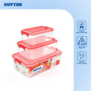 Hộp Chữ Nhật Thấp 992 DUY TÂN nhựa PP nguyên sinh, cao cấp, hộp đựng thực phẩm, chịu được nhiệt độ