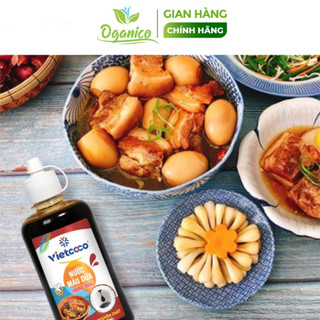 Gia vị nấu ăn nước màu dừa Vietcoco 250ml nêm nếm tấm ướp nấu món kho OGANICO