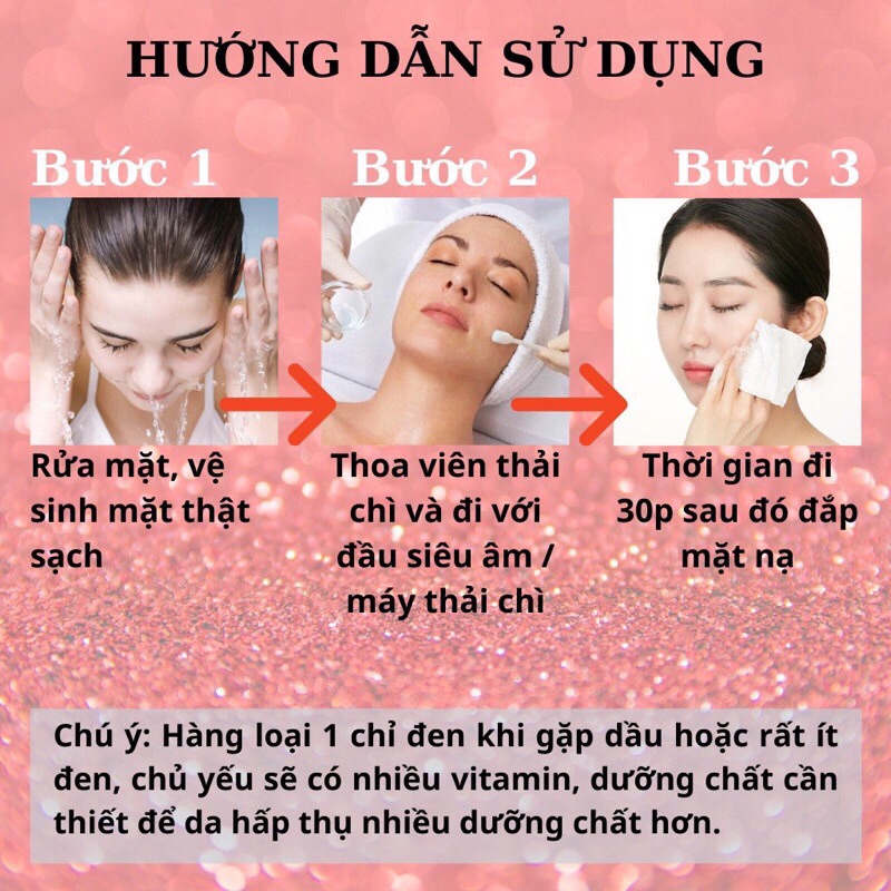 Tách lẻ 50 viên thải chì Haosani hàng chuẩn chính hãng