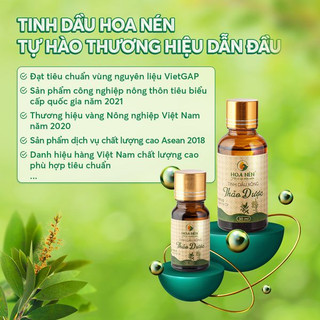 Tinh dầu Quế nguyên chất - Hoa Nén - Hương nồng ấm, khử mùi, xua đuổi côn trù.ng kiến gián - 50ml