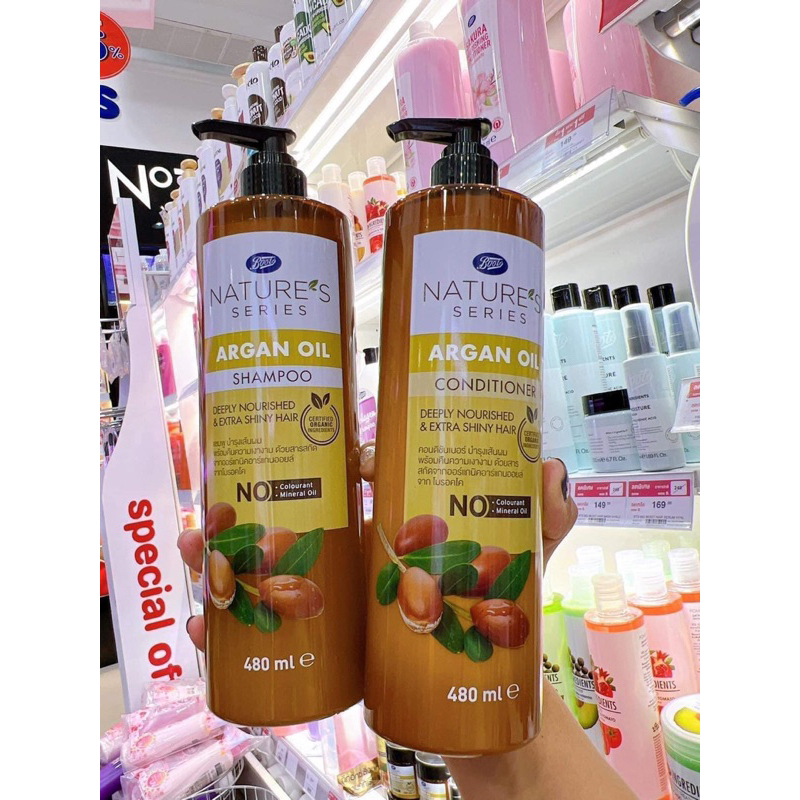 dầu gội boots Argan oil 480ml Shopee Việt Nam