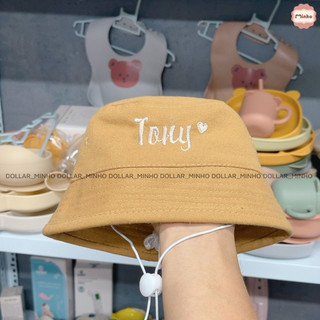 Mũ Bucket thêu tên theo yêu cầu cho bé cực đáng yêu, thêu công nghệ cao - Hàng loại 1 Dollar Minho