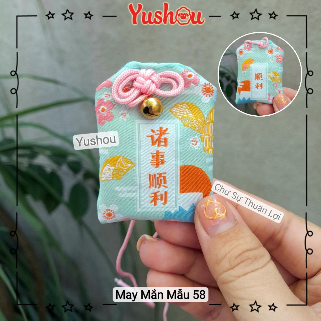 Túi Phước Yushou May Mắn - Mẫu 58 - Chư Sự Thuận Lợi, Có sẵn, Quà tặng ý nghĩa.