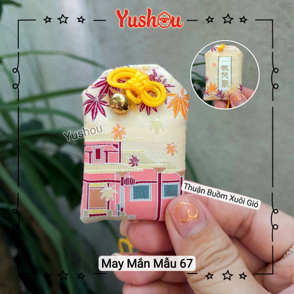 Túi Phước Yushou May Mắn - Mẫu 67 - Thuận Buồm Xuôi Gió, Có sẵn, Quà tặng ý nghĩa.