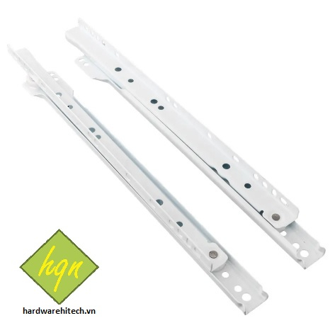Ray đơn bánh xe nhựa / Thanh Trượt bánh xe/ Ray Trượt Hộc Tủ - TRẮNG ...