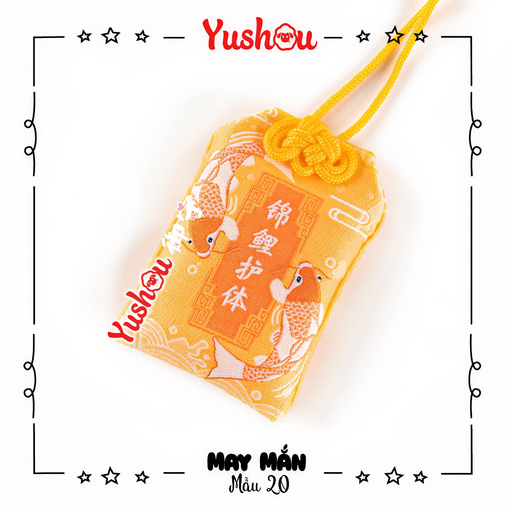 Túi Phước Yushou May Mắn - Cá chép hóa rồng, Có sẵn, Quà tặng ý nghĩa.