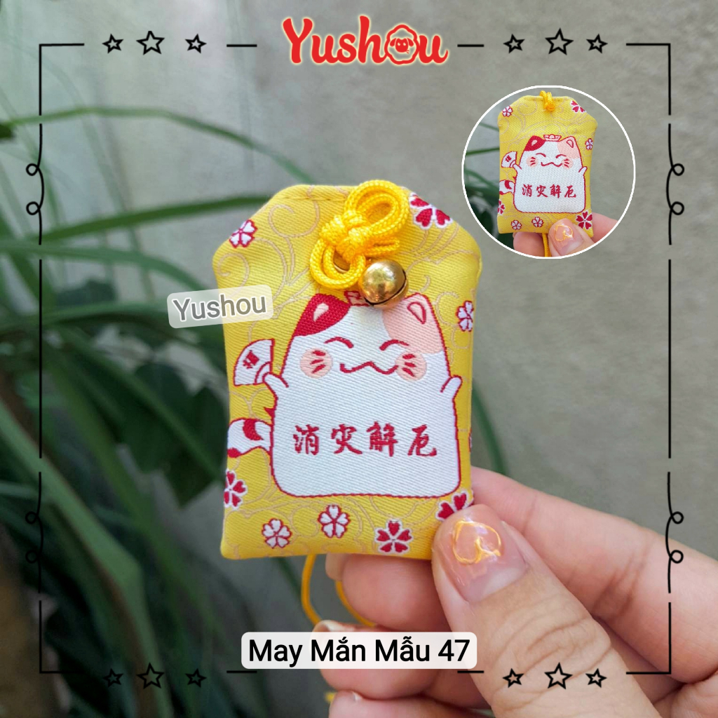Túi Phước Yushou May Mắn Mẫu 47 - Kiểu Omamori Nhật, Có sẵn, Quà tặng ý nghĩa.